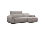 ECKSOFA NERO 4-Sitzer, dunkelbeige