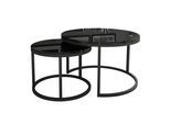 COUCHTISCH CIRI 2-in-1 Hochglanz