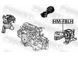 FEBEST Lagerung, Motor hmfblh vorne links für HONDA