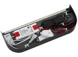 LED Einbauleuchte SAPHIR, schwarz, B:37cm H:5,2cm T:12,8cm, Leuchten