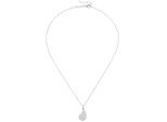 Kette mit Anhänger "Anhänger Tropfen, mit Zirkonia, Silber 925", silber, GIORGIO MARTELLO MILANO, Halsketten, Damen, 45cm, Silber 925 (Sterlingsilber)