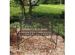 Gardenson , Rostfarben , Metall , 106x91x57 cm , Gartenmöbel, Gartenbänke