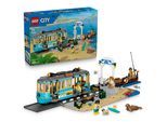 Konstruktionsspielsteine LEGO "Klassische Strandstraßenbahn (60506), LEGO City", bunt, Spielbausteine, Kinder, Kunststoff, Made in Europe