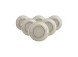 Frühstücksteller "Teller Perlemor Sand ø 16 cm 6er Set beige", beige, B:16cm H:2,9cm L:16cm T:16cm Ø:16cm, LIKE. BY VILLEROY & BOCH, Speiseteller, Spülmaschinengeeignet, Mikrowellengeeignet