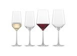 Gläser-Set ZWIESEL GLAS "Date Night Set Pure 4er Set transparent", bunt (transparent), B:2cm H:2cm, Glas, Trinkgefäße, Spülmaschinengeeignet