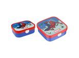 Lunchbox MEPAL "Brotdosen-Set Campus (2025) 2er Set", bunt (spiderman), B:2cm H:2cm L:2cm, Kunststoff, Lebensmittelaufbewahrungsbehälter, Lunchbox, Spülmaschinenfest