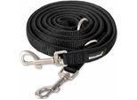 Rudelkönig Hundeleine - Führleine Bella schwarz 2,3 m, 2 cm