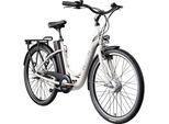 Agon Axis E-Bike 26 Zoll Citybike Damen Herren 140 - 165 cm Pedelec mit Nabenmotor Fahrrad 3 Gang und Beleuchtung StVZO