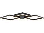 BRILLIANT LED Deckenleuchte "Tavora", schwarz, H: 5cm, Leuchten, LED-Profilleuchte, 61 x 28 cm, 2500 lm, 3000 K, Metall, schwarz, LED Deckenleuchte