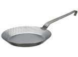 Bratpfanne GSW "Eisen", silberfarben, H:3cm Ø:20cm, Pfannen, Bratpfanne, Pfanne aus rauten geschmiedetem Eisen in starker Gastro-Qualität