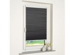 Wabenplissee LIEDECO "Liedeco Wabenplissee – Tageslichtqualität, blickdicht", schwarz (grau), B:100cm H:130cm, Plissees, Wabenplissee, Tageslichdurchlässig, blickdicht, Einfache Montage ohne Bohren