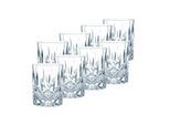 Whiskyglas NACHTMANN "Whiskygläser Noblesse 295 ml 8er Set transparent", bunt (transparent), B:2cm H:2cm, Glas, Trinkgefäße, Whiskyglas, Erhöhte Bruchfestigkeit, Kristallglas, spülmaschinenfest