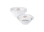 Schale VILLEROY & BOCH "Müslischalen French Garden Fleurence ø 18,1 cm 4er Set bunt", bunt, B:18,1cm H:6,9cm L:18,1cm T:18,1cm Ø:18,1cm, Schüsseln, Schale, Spülmaschinenfest, Mikrowellensicher