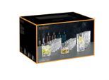 Gläser-Set NACHTMANN "Bargläser Noblesse 18er Set transparent", bunt (transparent), B:2cm H:2cm, Glas, Trinkgefäße, Gläser-Set, Erhöhte Bruchfestigkeit, spülmaschinenfest, brillant und klar