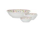 Schale RITZENHOFF & BREKER "Salatschalen Set Shanti bunt", bunt, B:2cm H:2cm L:2cm T:2cm Ø:0,01cm, Schüsseln, Schale, Spülmaschinengeeignet