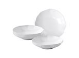 Schale VILLEROY & BOCH "Dessertschalen Pura ø 15,1 cm 6er Set weiß", weiß, B:15cm H:3,1cm L:15,1cm T:15,1cm Ø:15,1cm, Schüsseln, Schale, Spülmaschinenfest, Mikrowellensicher