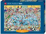 Puzzle HEYE "Cool Down, Blachon", bunt, Puzzles, KinderB:70cm H:50cm, Pappe, Motiv, Puzzle, Made in Germany, B:70cm H:50cm