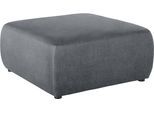 Hocker DOMO COLLECTION "Cesena modern, zeitlos und bequem", grau (steel), B:88cm H:39cm T:88cm, Hocker, Hocker