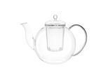 Teekanne LEONARDO "Teekanne Armonia 1.2 l transparent", bunt (transparent), B:2cm H:2cm, Kannen, Teekanne, Handgefertigtes Unikat, maximal 100 Grad C