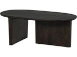 Couchtisch WOOOD "Seam mit Massivmangoholz und organischem Beindesign 110x60x40 cm", walnuss, B:110cm H:40cm T:60cm, Tische, Couchtisch, Tischblattdicke 2,5 cm, konische Beine von 7 cm, Tragkraft 40 kg