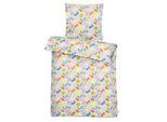Bettwäsche APELT "Lucy", bunt, B/L: 155cm x 220cm, 1 Stk., 1 Stk., Satin (Bio-Baumwolle), B/L: 80cm x 80cm, Satin (Bio-Baumwolle), Obermaterial: 100% Baumwolle, Bettwäsche, Bettwäsche, modisches Design allover