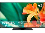 TOSHIBA LED-Fernseher "43UV3463DA", Energieeffizienz: F, schwarz, 43 ″, Fernseher, LED-Fernseher