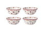 Schale VILLEROY & BOCH "Jubiläums-Schalen Toy's Delight ø 14,9 cm 4er Set bunt", bunt, B:14,9cm H:6cm L:14,9cm T:14,9cm Ø:14,9cm, Schüsseln, Schale, Handwäsche wird empfohlen