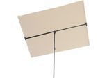 Balkonschirm GARDEN PLEASURE, beige (grau), Standschirme, Balkonschirm, mehrfach vestellbar