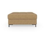 Polsterhocker DOMO COLLECTION "Capelo bequem, Federkernunterfederung, B/T 100/70cm", beige, B:100cm H:46cm T:70cm, 100% Polyester, Hocker, Polsterhocker, inklusive Federkern