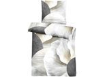 Bettwäsche APELT "Silence", beige (natur), B/L: 135cm x 200cm, 1 Stk., 1 Stk., Satin (Bio-Baumwolle), B/L: 80cm x 80cm, 2 Stk., Satin (Bio-Baumwolle), Obermaterial: 100% Baumwolle, Bettwäsche, Bettwäsche, stimmungsvolle Farbsilhouetten