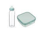 Lunchbox MEPAL "Pausenset XL Campus (2025) 2er Set", grün (cool mint), B:2cm H:2cm L:2cm, ABS-Kunststoff, Lebensmittelaufbewahrungsbehälter, Lunchbox, Spülmaschinengeeignet