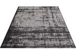 Teppich LUXOR LIVING "Panama, LAGERRÄUMUNG", grau, B:123cm H:5mm L:180cm, Polyester, Polypropylen, Teppiche, Teppich, Flachgewebe, modernes Design, In- und Outdoor geeignet