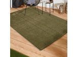 Teppich LUXOR LIVING "Patio, LAGERRÄUMUNG", grün, B:123cm H:3mm L:180cm, Kunstfaser, Teppiche, Teppich, Kurzflor, meliert, In- und Outdoor geeignet, für Balkon & Terrasse