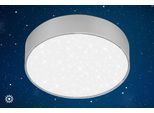 BRILONER LEUCHTEN Aufbauleuchte "FLAME STAR", silber, Leuchten