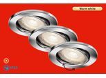 BRILONER LEUCHTEN LED Einbauleuchte "STEN", weiß, neutral, Leuchten