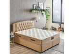 Bonnellfederkernmatratze YATAS BEDDING "Majestät Luxus, Matratze 90x200, 140x200 cm & weitere Größen", transparent, B:200cm H:30cm L:200cm, Bezug: 74% Viskose, 26% Polypropylen, Matratzen, H3, wendbar, ergonomisch, atmungsaktiv