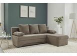 Ecksofa JOCKENHÖFER GRUPPE "L-Form, B: 191 cm", taupe 426, 18, B:191cm H:87cm T:142cm, Korpus: 100% Polyester;Kissen: 100% Polyester, Sofas, Ecksofa, mit Bettfunktion & Bettkasten