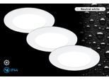 BRILONER LEUCHTEN LED Einbauleuchte "FLAT IN", weiß, Leuchten