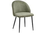 Livetastic Stuhl, Grün, Schwarz, Metall, Textil, Rundrohr, 52x82x58 cm, Esszimmer, Stühle, Esszimmerstühle, Vierfußstühle