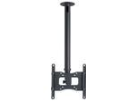 Mid.you Tv-Halterung, Schwarz, Metall, 22x55x24 cm, Wohnzimmer, TV Möbel, TV-Wandhalterung
