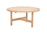 Linea Natura Couchtisch, Kernbuche, Holz, Kernbuche, massiv, rund, rund, 80x40x80 cm, Wohnzimmer, Wohnzimmertische, Couchtische