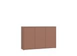 Carryhome Sideboard, Terracotta, Kunststoff, 4 Fächer, 154.2x99.1x34.9 cm, Wohnzimmer, Kommoden & Sideboards, Sideboards