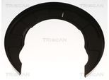 TRISCAN Spritzblech, Bremsscheibe 812543101 Hinterachse für HYUNDAI