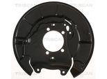 TRISCAN Spritzblech, Bremsscheibe 812513205 Hinterachse links für TOYOTA
