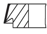 MAHLE Kolbenringsatz 007rs001560n0