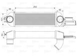 VALEO Ladeluftkühler 818355 für Opel Vaughall