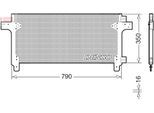 DENSO Kondensator, Klimaanlage dcn99063 für MAN
