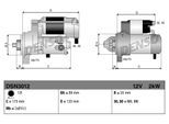 DENSO Starter dsn3012 für Ford Fiat Peugeot LAND ROVER
