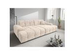 Livetastic , Creme , Textil , Uni , Füllung: Schaumstoff , 304x87x155 cm , Made in EU , Typenauswahl ,