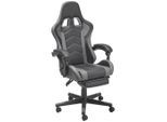 Livetastic , Grau, Schwarz , Metall, Kunststoff, Textil , 64x124-134x70 cm , Büromöbel, Bürostühle, Gaming Stühle